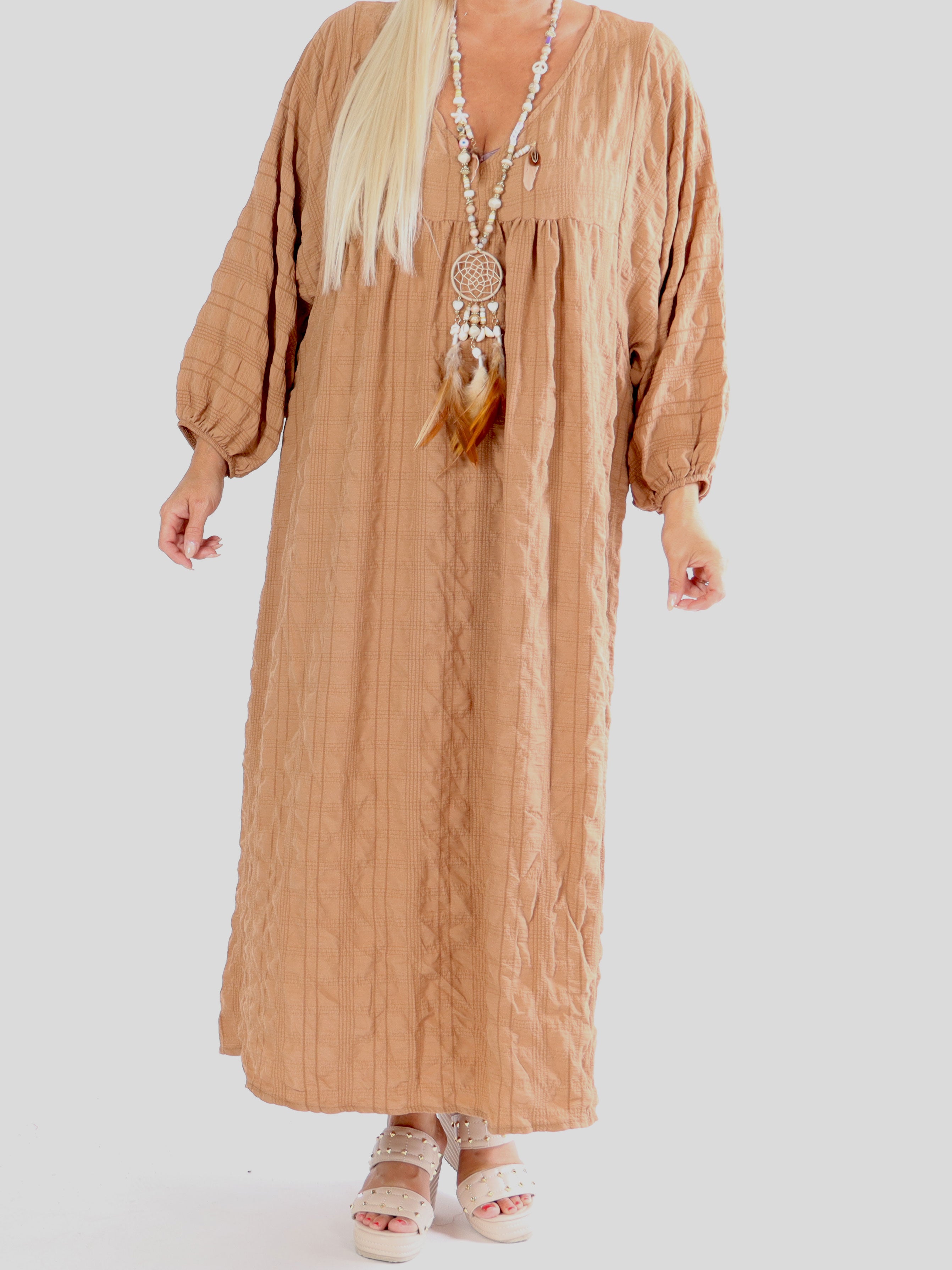 My - Sød plus size kjole i babydollfacon